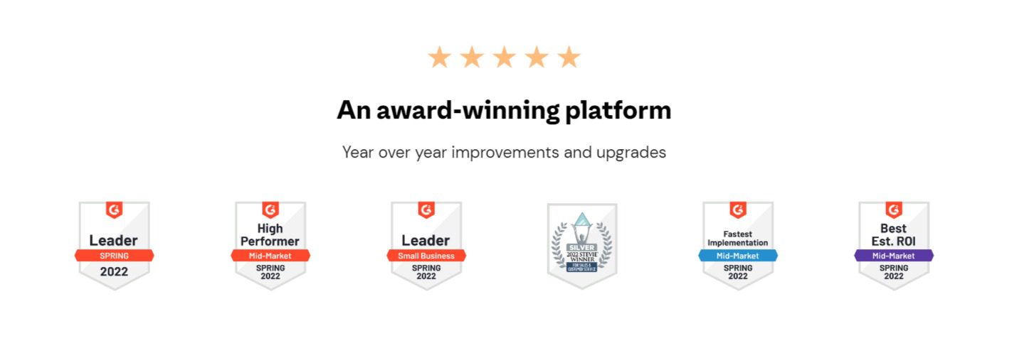 elementor pro award winning platform 2022