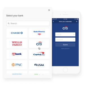 select your bank with eDirectDebit