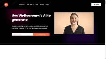 WriteCream AI, a revolutionary AI-powered writing assistant