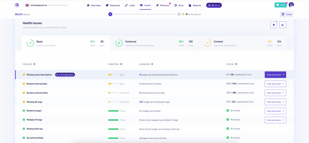 AI-health-fixes-with-Morningscore.io