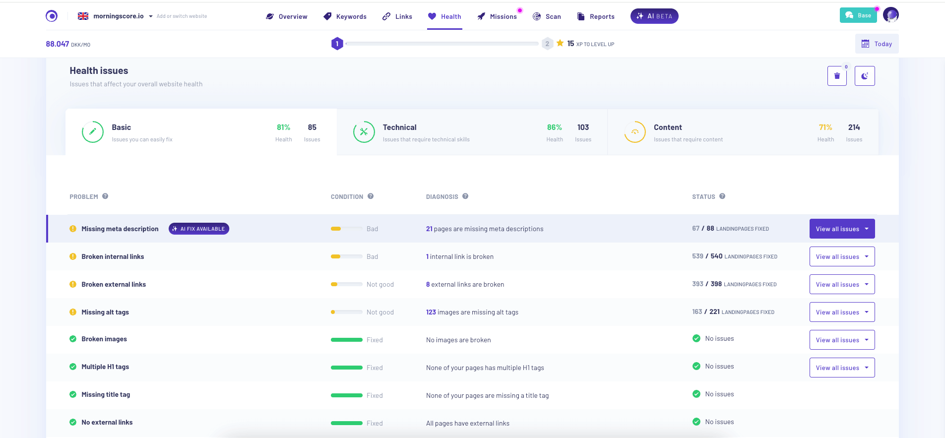 AI-health-fixes-with-Morningscore.io